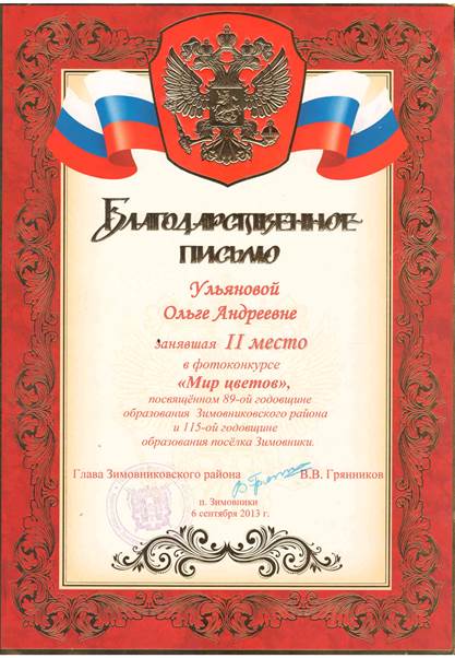 uljanova blag pismo 2013