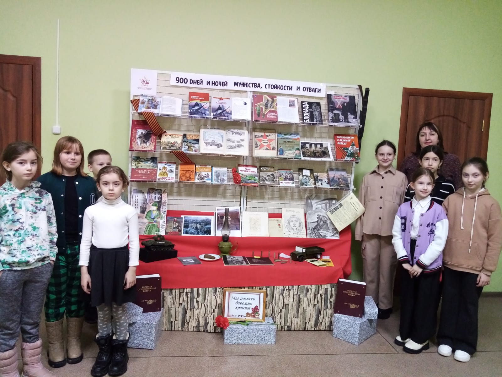 Фото 1. 22.01. 31.01.2024 Неделя памяти и славы Салют и слава годовщине навеки памятного дня. ДБ