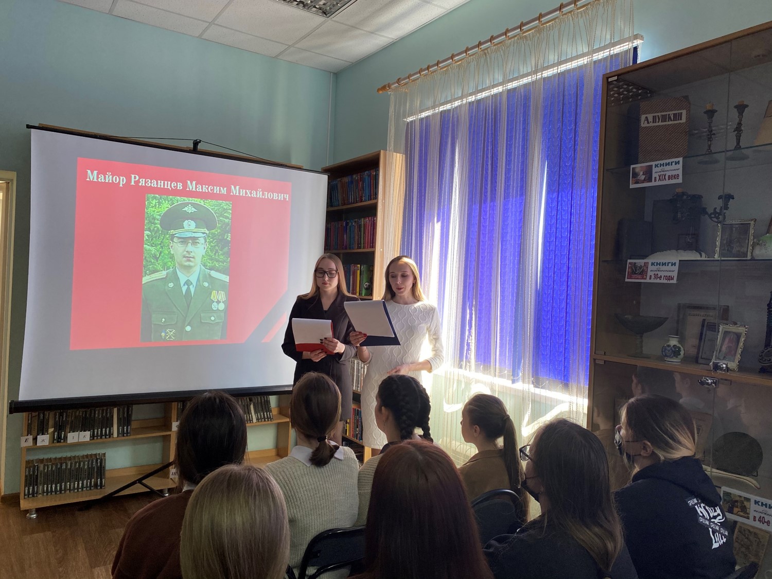 Фото 3. тематический вечер реквием Солдатами не рождаются.29.03.2022
