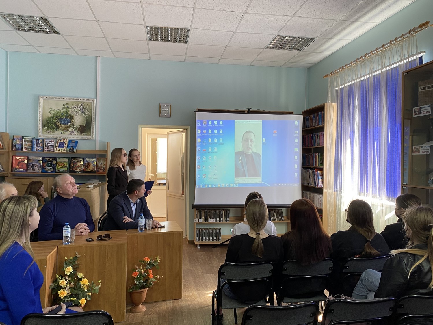 Фото 7. тематический вечер реквием Солдатами не рождаются.29.03.2022