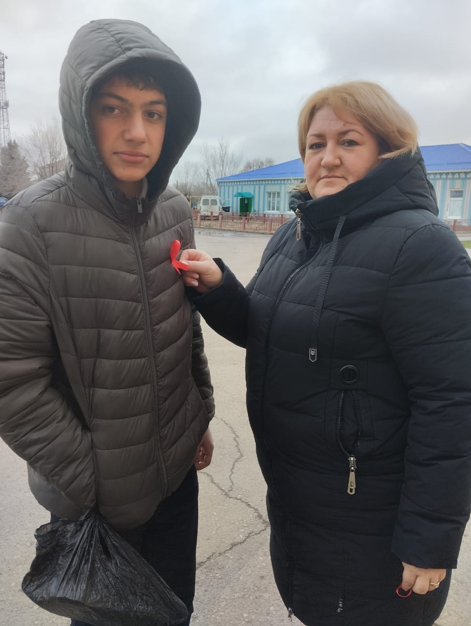 Фото 2. 02.12.2024 Акция Всем миром против СПИДА в Северном отделе