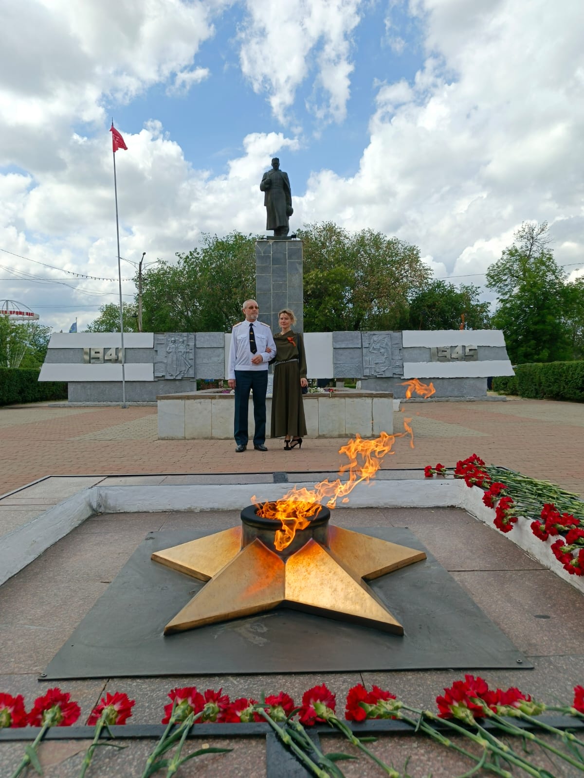 Фото 4. 08.05.2025 Выездная экскурсия по памятным местам Великой Отечественной войны в Зимовниковском отделе